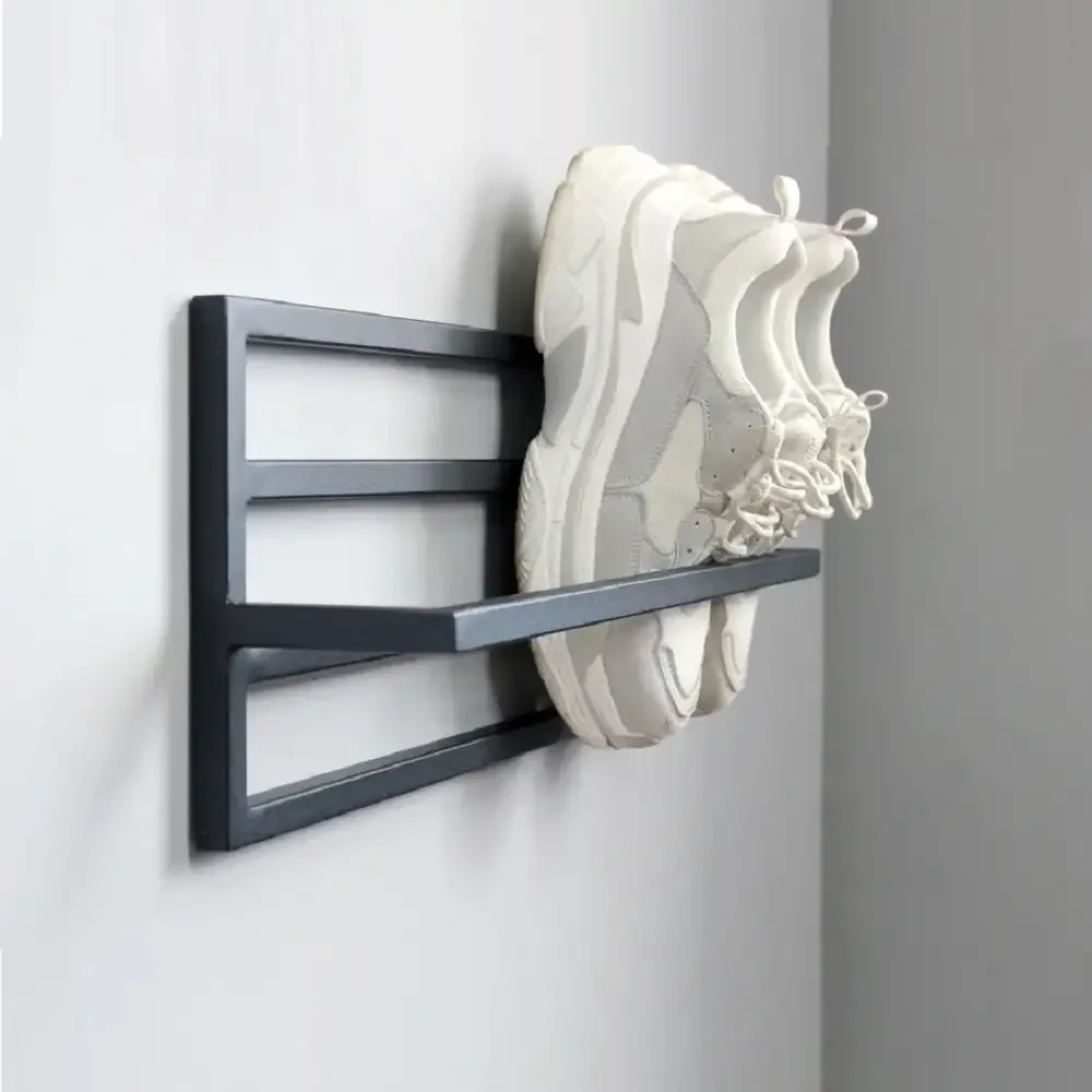 Pantofar, Din Metal, Culoare Negru, 40x10x20 cm