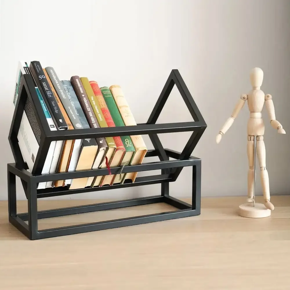 Suport Carte, Din Metal, Culoare Negru, 38x27x32 cm