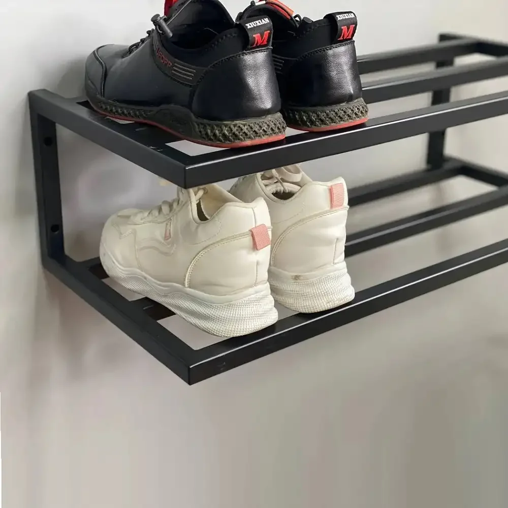 Pantofar, Din Metal, Culoare Negru, 50x20x30 cm