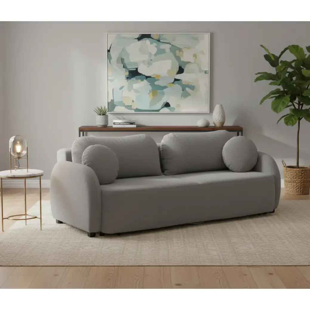 Canapea Extensibila 3 Locuri Cu Lada 226 Cm – Stofa– Nova