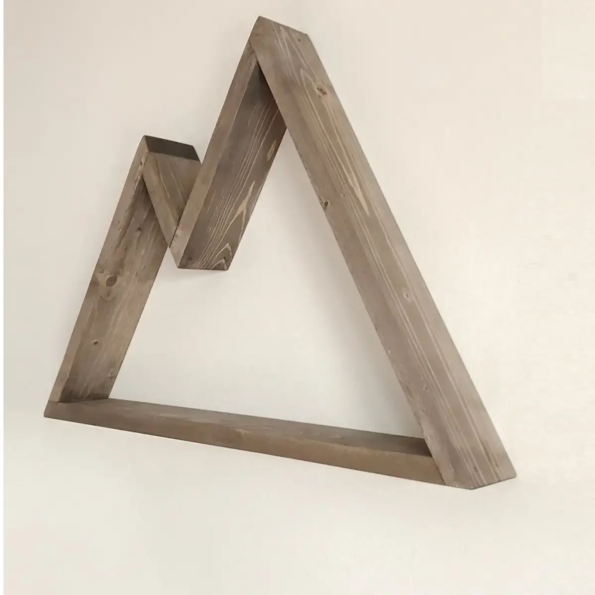 Raft de perete din lemn ,seria wood, Homs, natural, 48 x 33 x 6 cm,700134