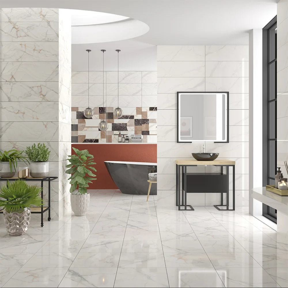 Faianta Rectificata Marvy Marlen Caramel 30 x 90 Lucioasa