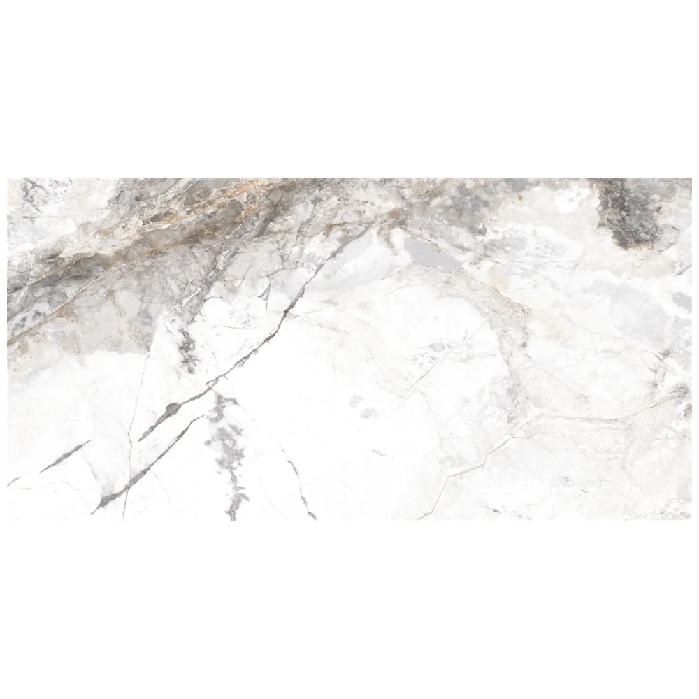 Gresie Exterior / Interior Portelanata Invisible Marble Grey 30 x 60 cm Mata Rectificata Tip Marmura
