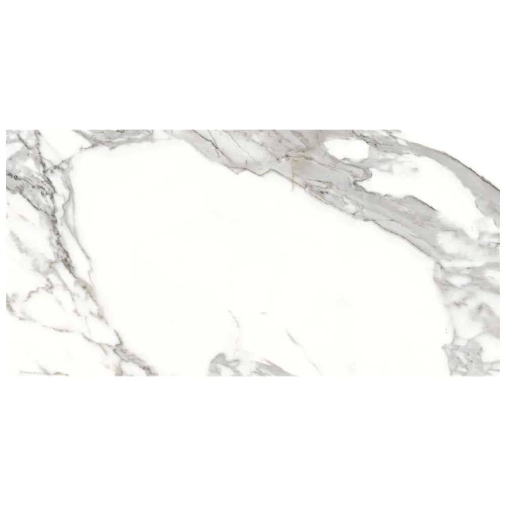 Gresie Exterior / Interior Portelanata Eternal White 30 x 60 Cm Mata Rectificata Tip Marmura