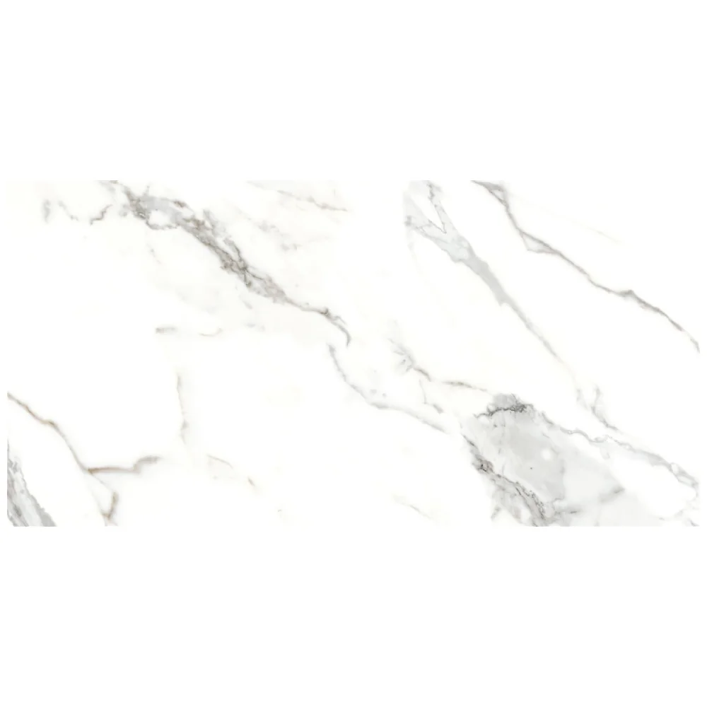 Gresie Exterior / Interior Portelanata Eternal White 30 x 60 Cm Mata Rectificata Tip Marmura