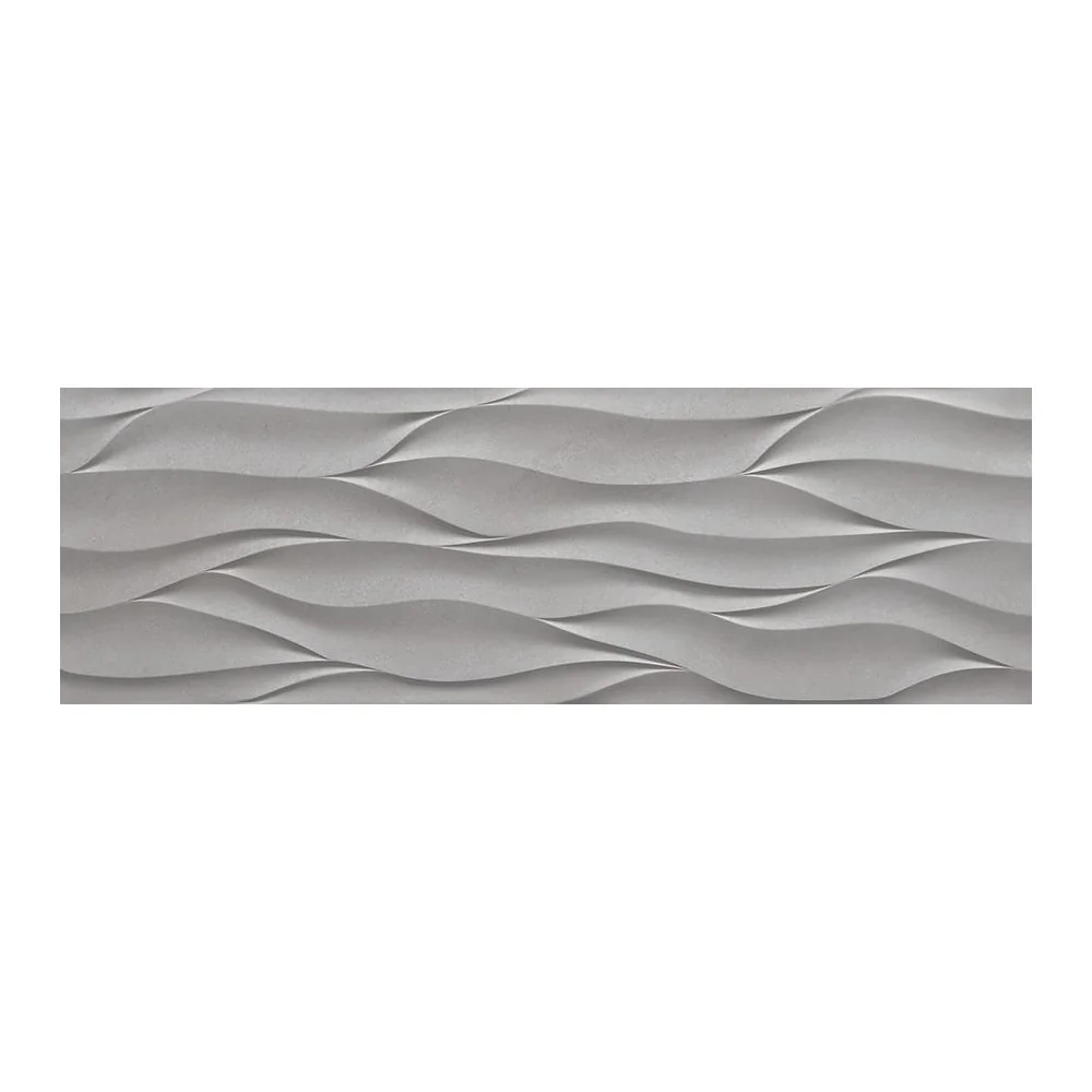 Faianta Rectificata Onda Wavy Grey 30 x 90