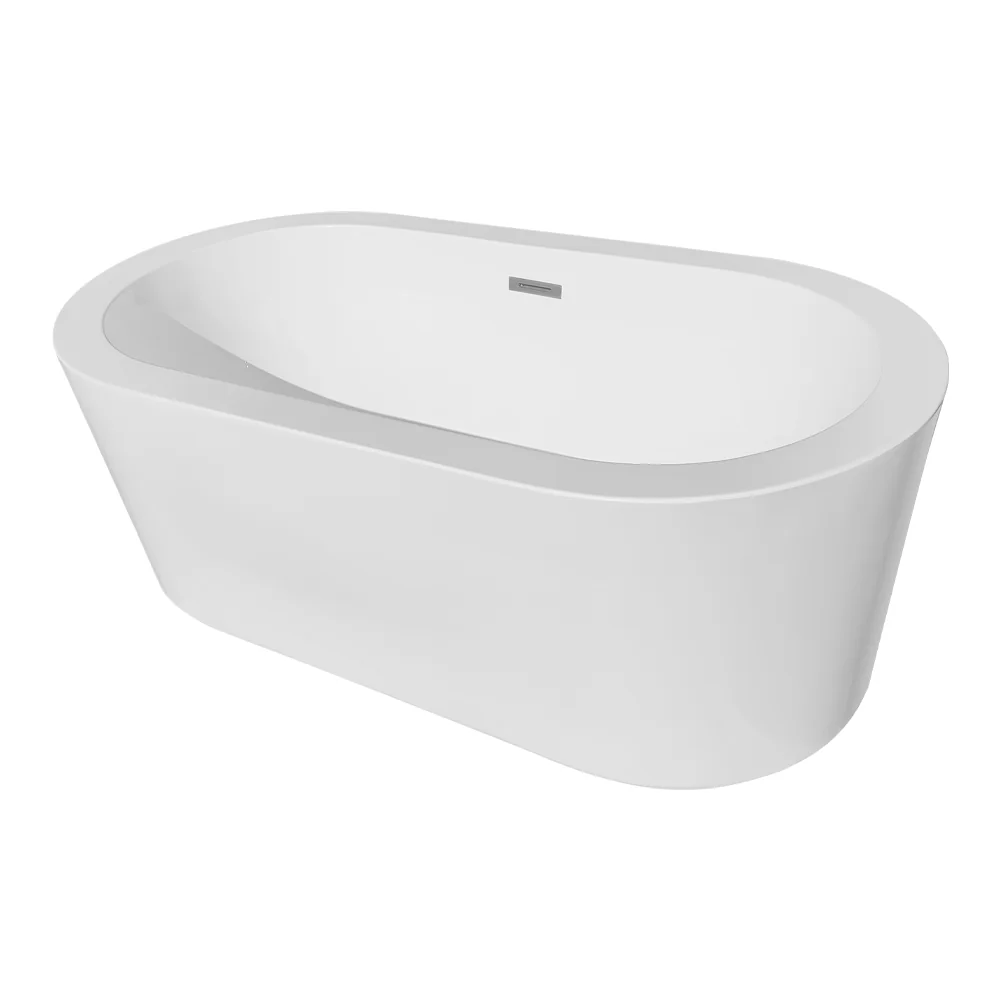 Cada Baie Freestanding Bella WB-814 Acril 170 x 80 x 58 cm Alb