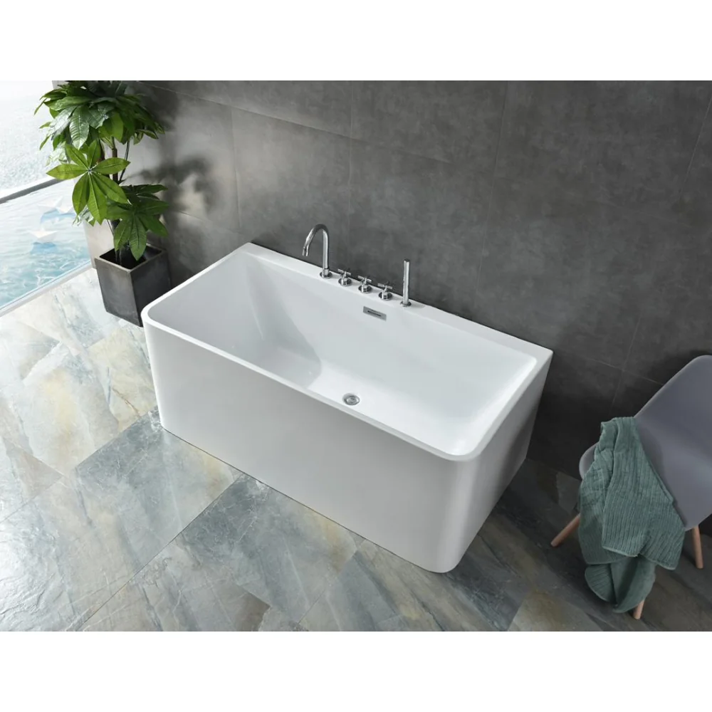 Cada Baie Freestanding Bella WB-834 Acril 170 x 75 x 58 cm Alb