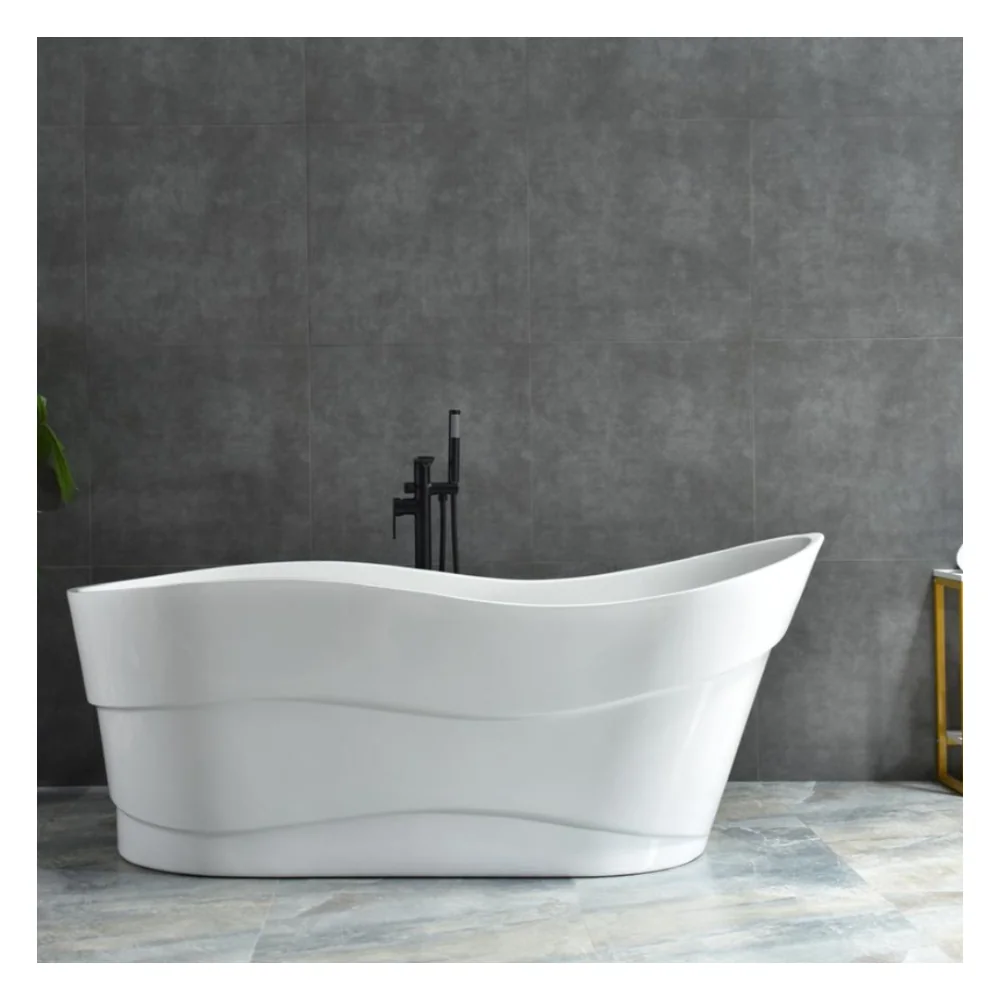 Cada Baie Freestanding Bella WB-6065 Acril 170 x 77 x 72 cm Alb