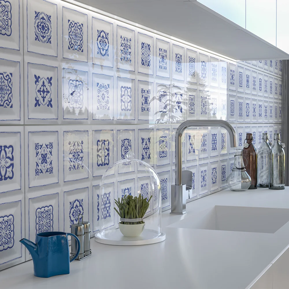 Faianta Rectificata Navy Blue 30 x 90 Lucioasa