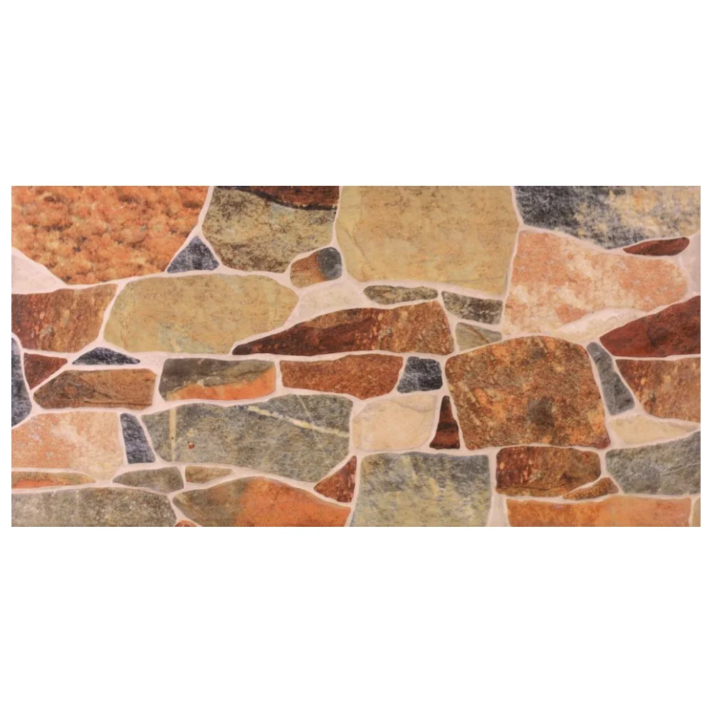 Gresie Exterior / Interior Portelanata Malabadi 30 x 60 cm Mata Rectificata Tip Piatra