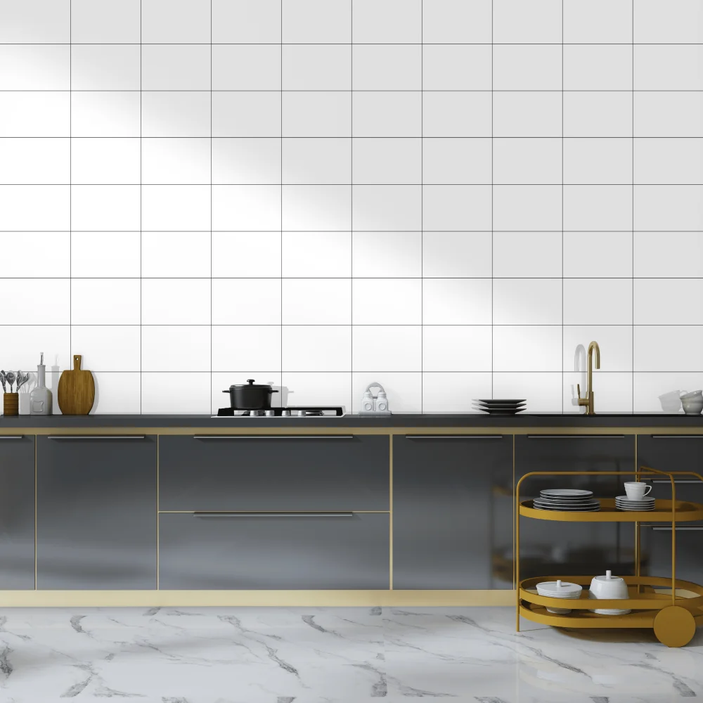 Faianta Living Super White 20 x 30 Lucioasa