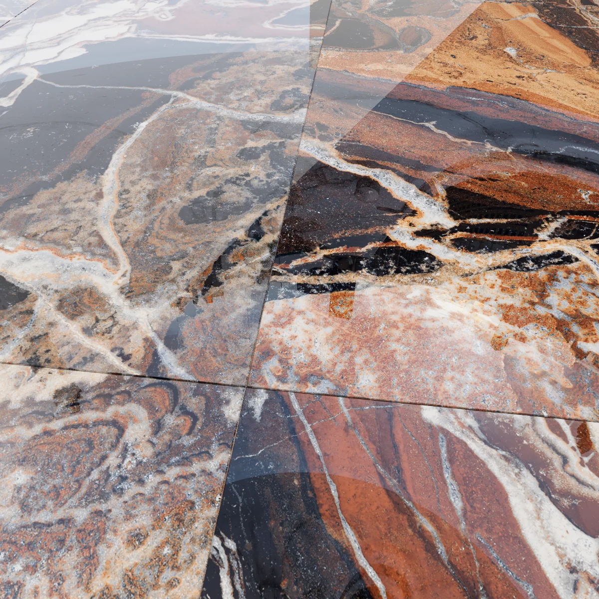 Gresie Exterior / Interior Portelanata Ignite Natural 60 x 120 cm Lucioasa Rectificata Tip Marmura