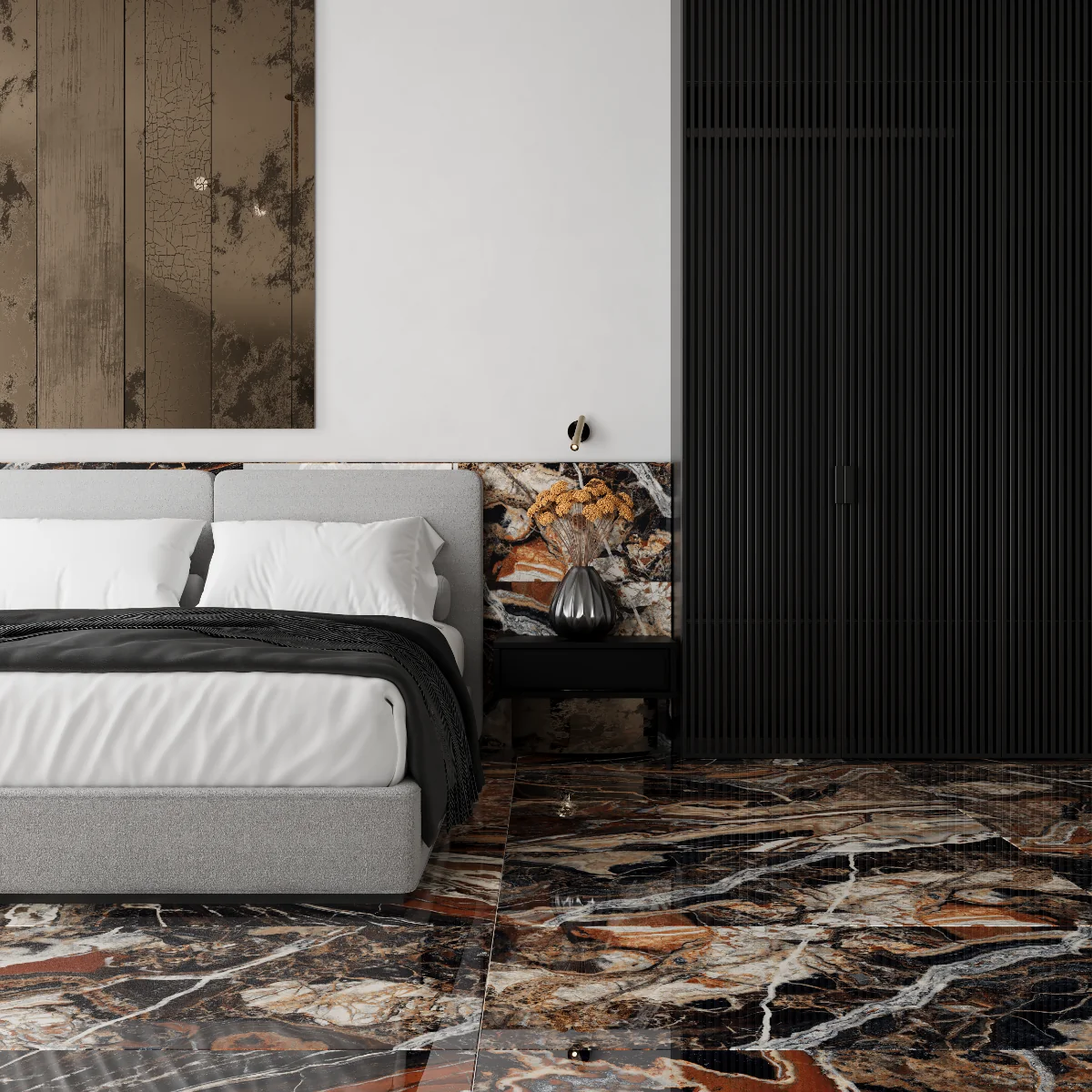 Gresie Exterior / Interior Portelanata Ignite Natural 60 x 120 cm Lucioasa Rectificata Tip Marmura