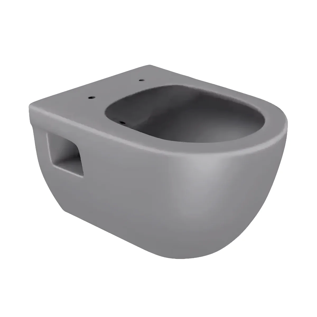 Vas WC Suspendat Rimless Celesta Brillo 53 x 35.5 cm Ceramică Antracit