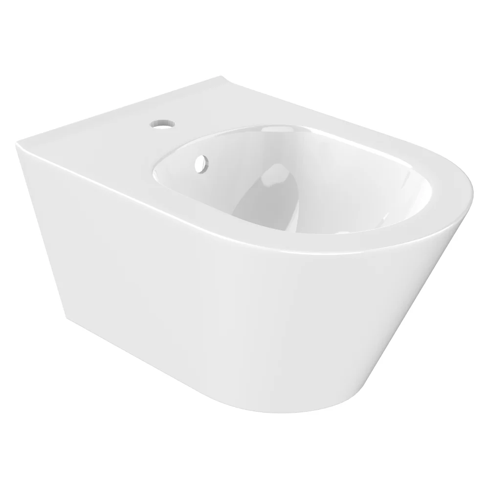 Bideu Suspendat Celesta Ava 53 x 35.5 cm Fără Margini Ceramică Alb