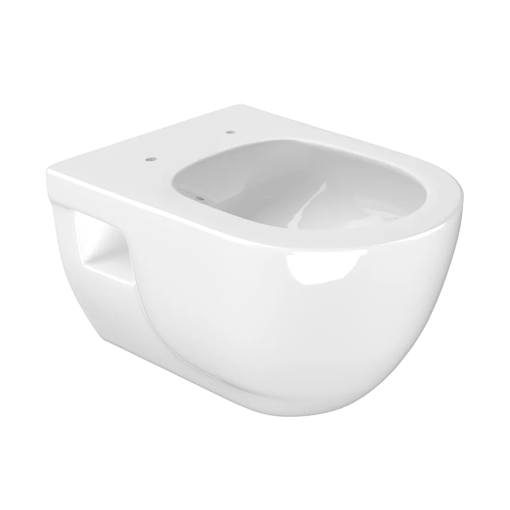 Vas WC Suspendat Rimless Celesta Brillo 53 x 35.5 cm Ceramica Alb