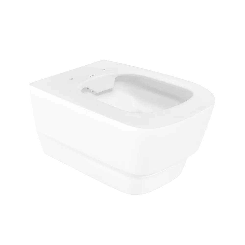 Vas WC Suspendat Rimless Celesta Gemma 53 x 35.5 cm Ceramica Alb Mat