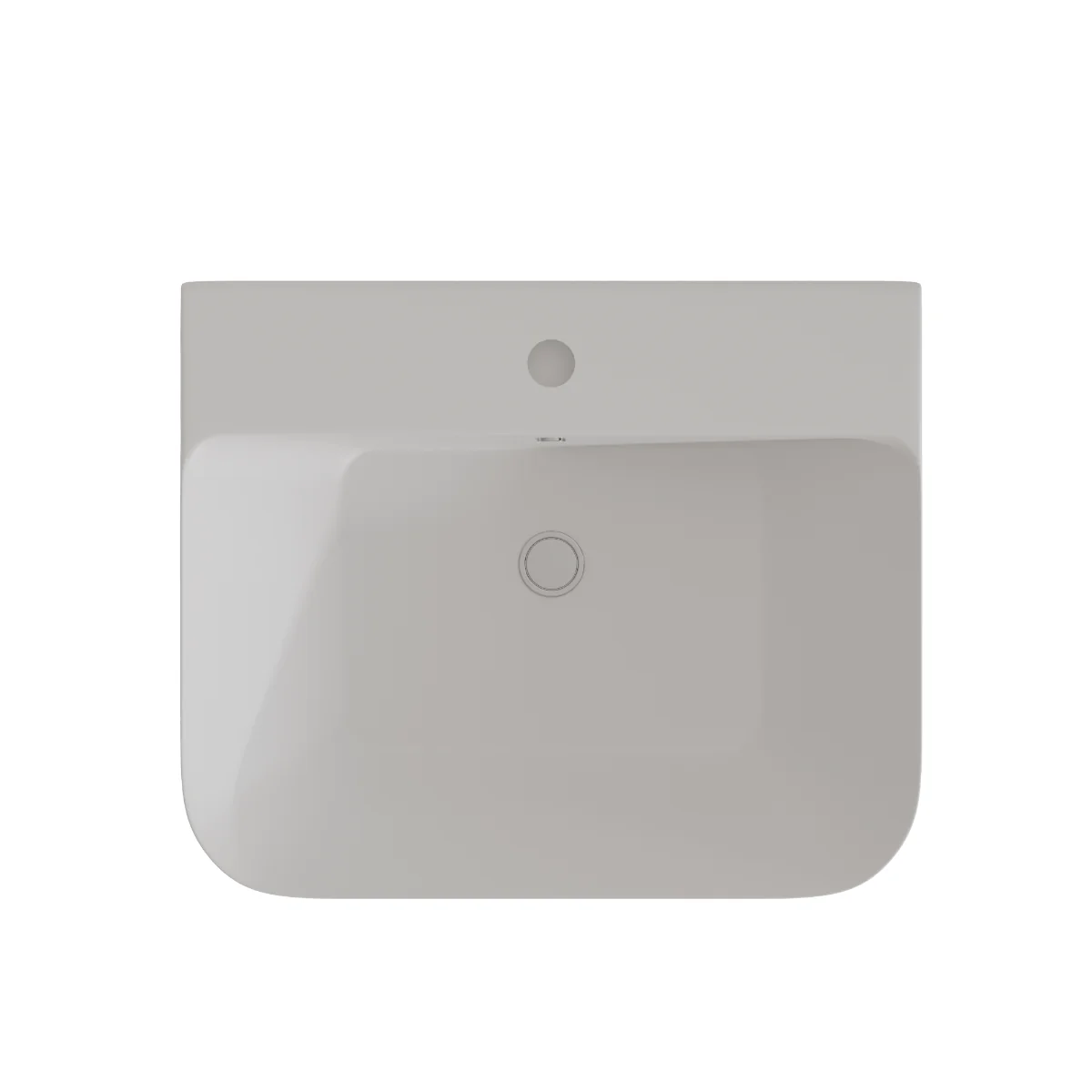 Lavoar Baie Suspendat Celesta Coral 55x35x45 cm Alb Mat