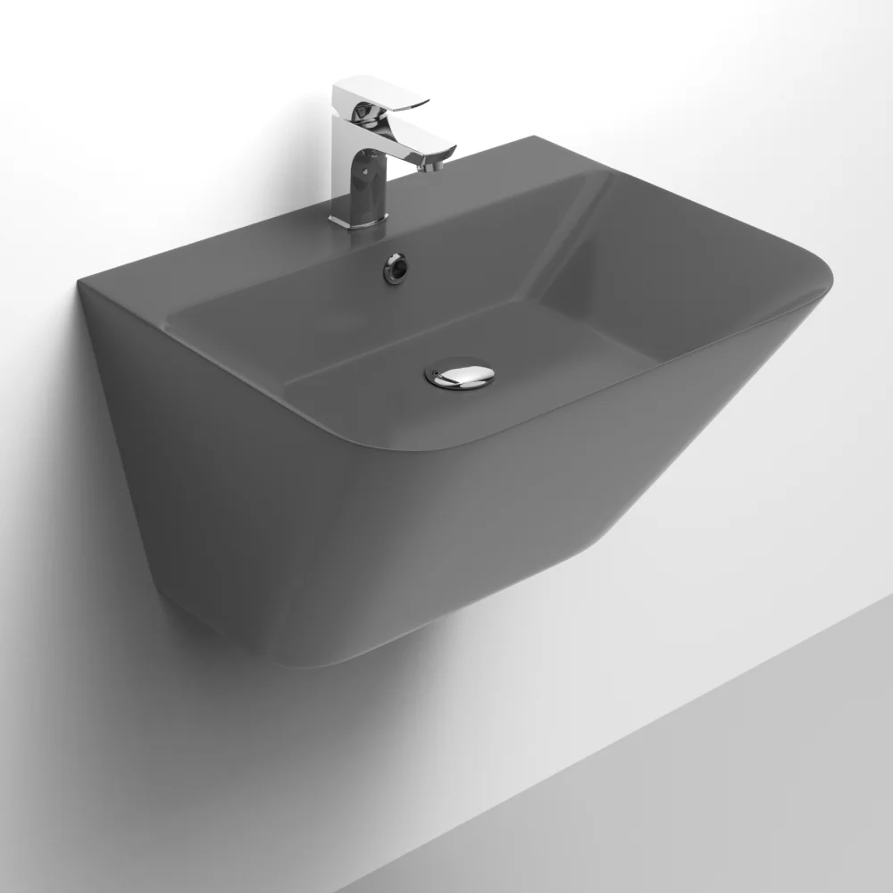 Lavoar Baie Suspendat Celesta Coral 55x35x45 cm Anthracite