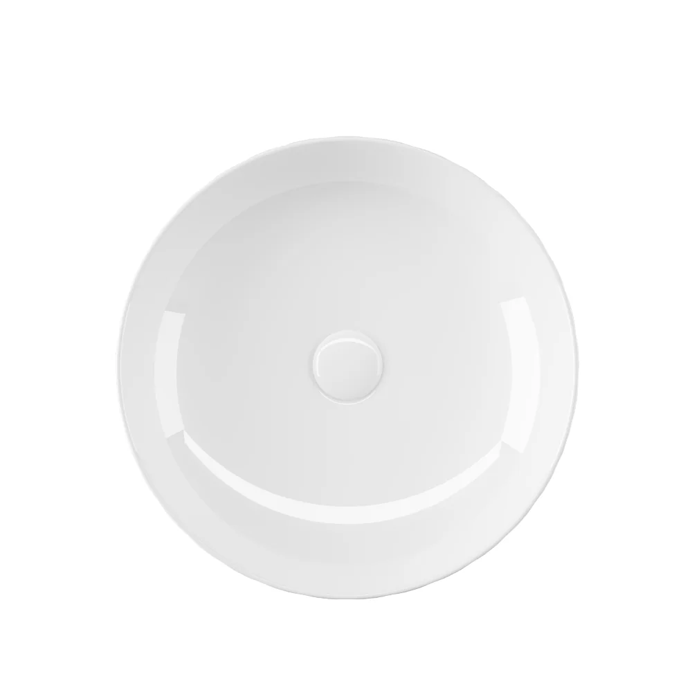 Lavoar Baie Pe Blat Celesta Siena 44 x 44 x 10.5 cm Ceramica Alb