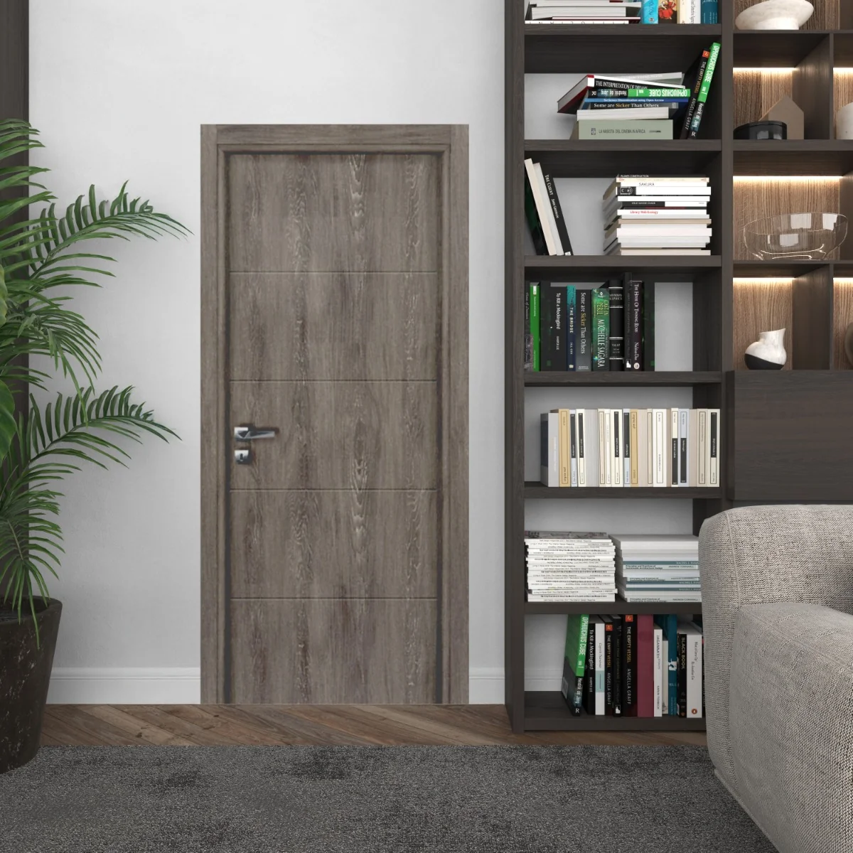 Usa De Interior Din MDF Idealine Model 9220 Natural Light Wenge 2010/810