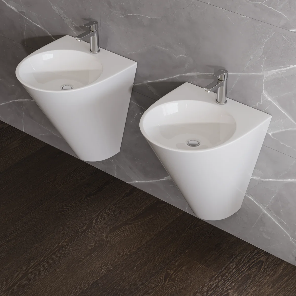 Lavoar Baie Suspendat Celesta Egea 48 cm (48x58x52.5) Alb