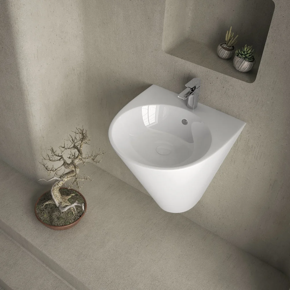 Lavoar Baie Suspendat Celesta Egea 48 cm (48x58x52.5) Alb