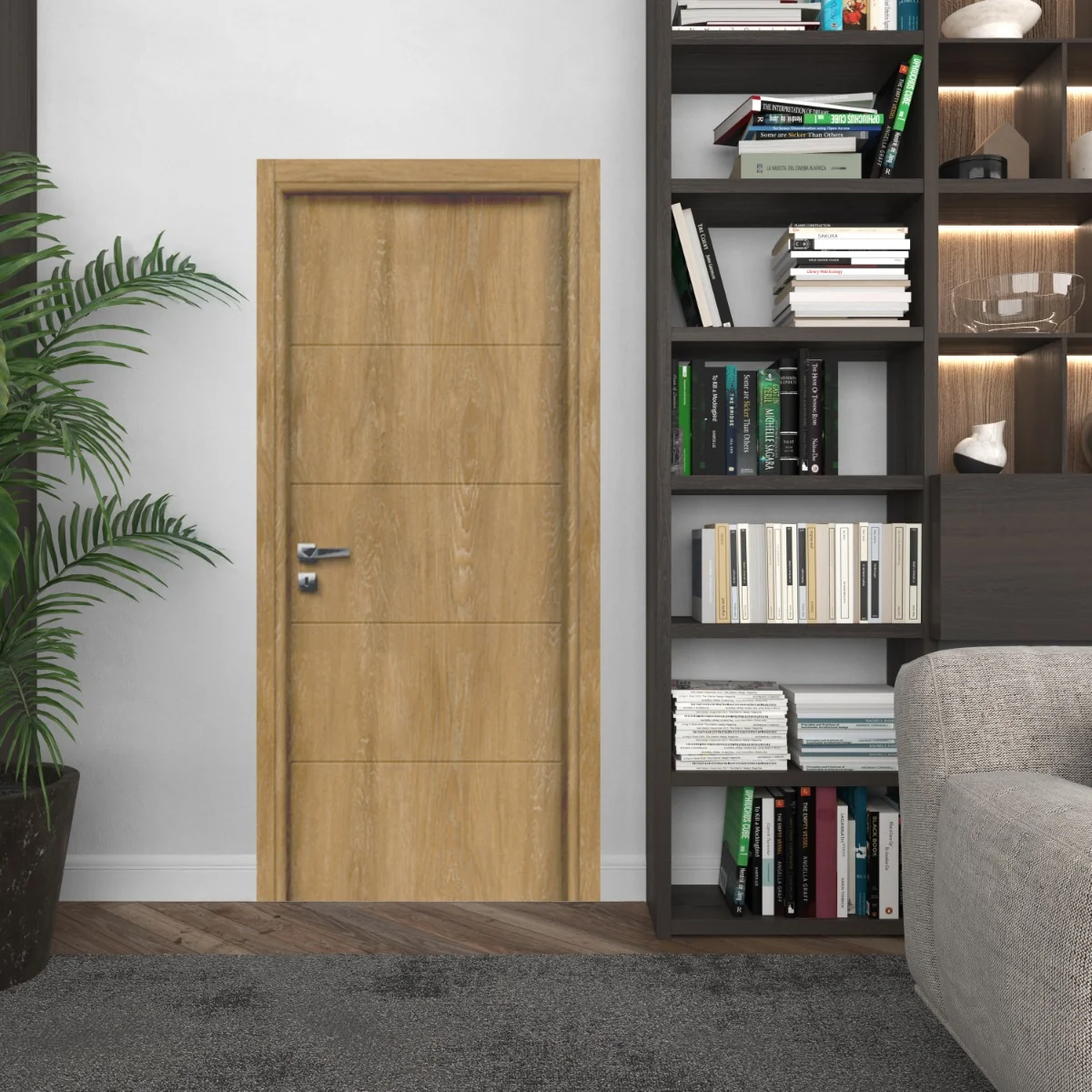 Usa De Interior Din MDF Idealine Model 9230 Natural Oak 2010/810