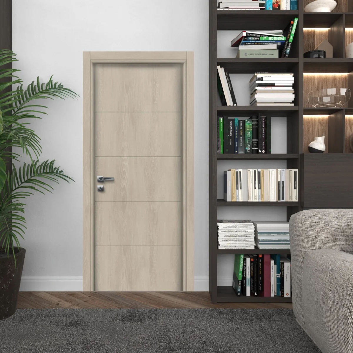 Usa De Interior Din MDF Idealine Model 9190 Natural Light Oak 2010/810