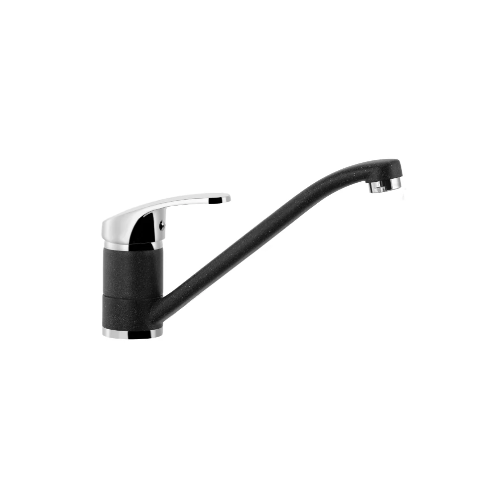 Baterie Bucătărie Celesta Sunday 1010216 Monocomandă Pipă Pivotantă Negru Mat