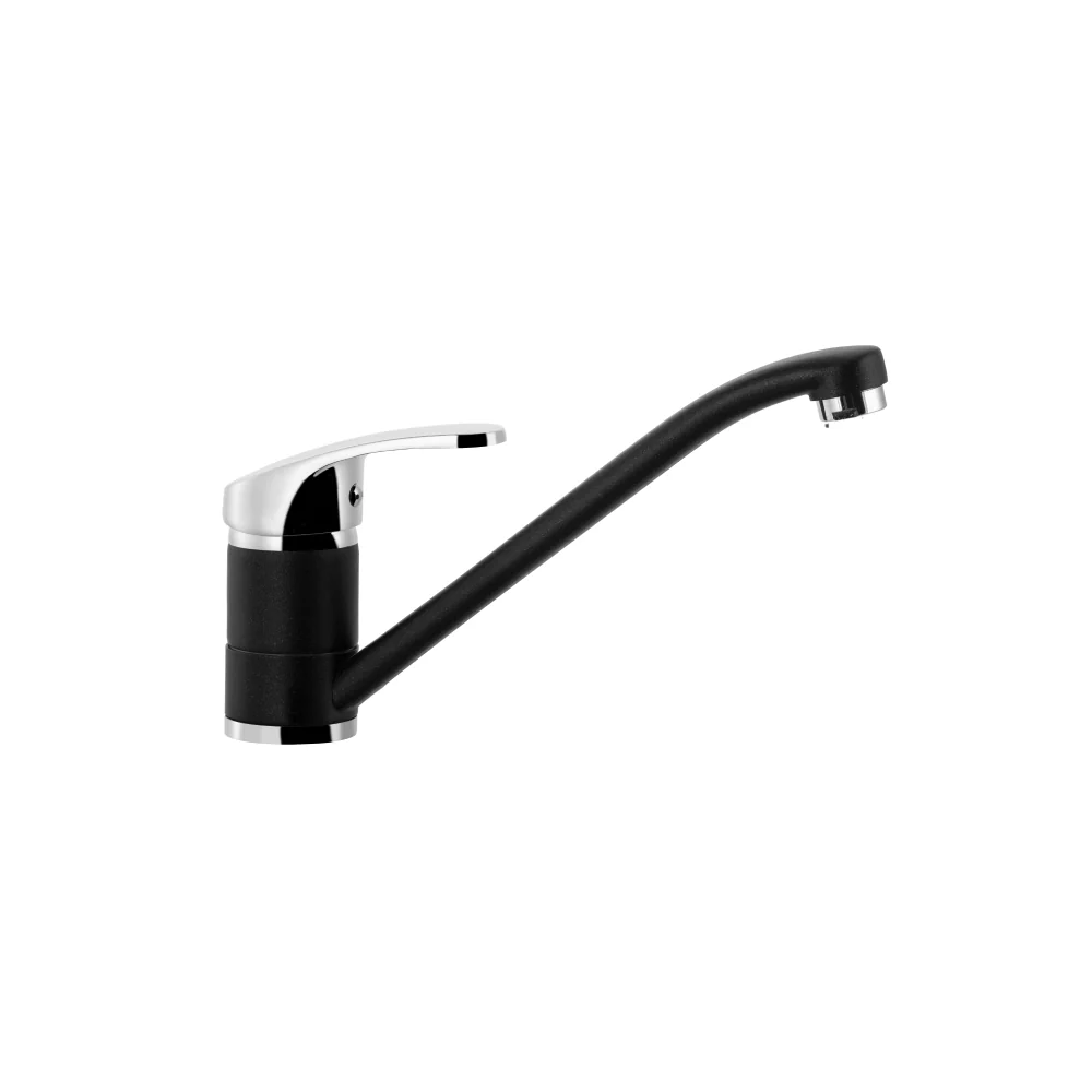 Baterie Bucatarie Celesta Sunday 1010215 Monocomanda Pipa Pivotanta Negru Metalic