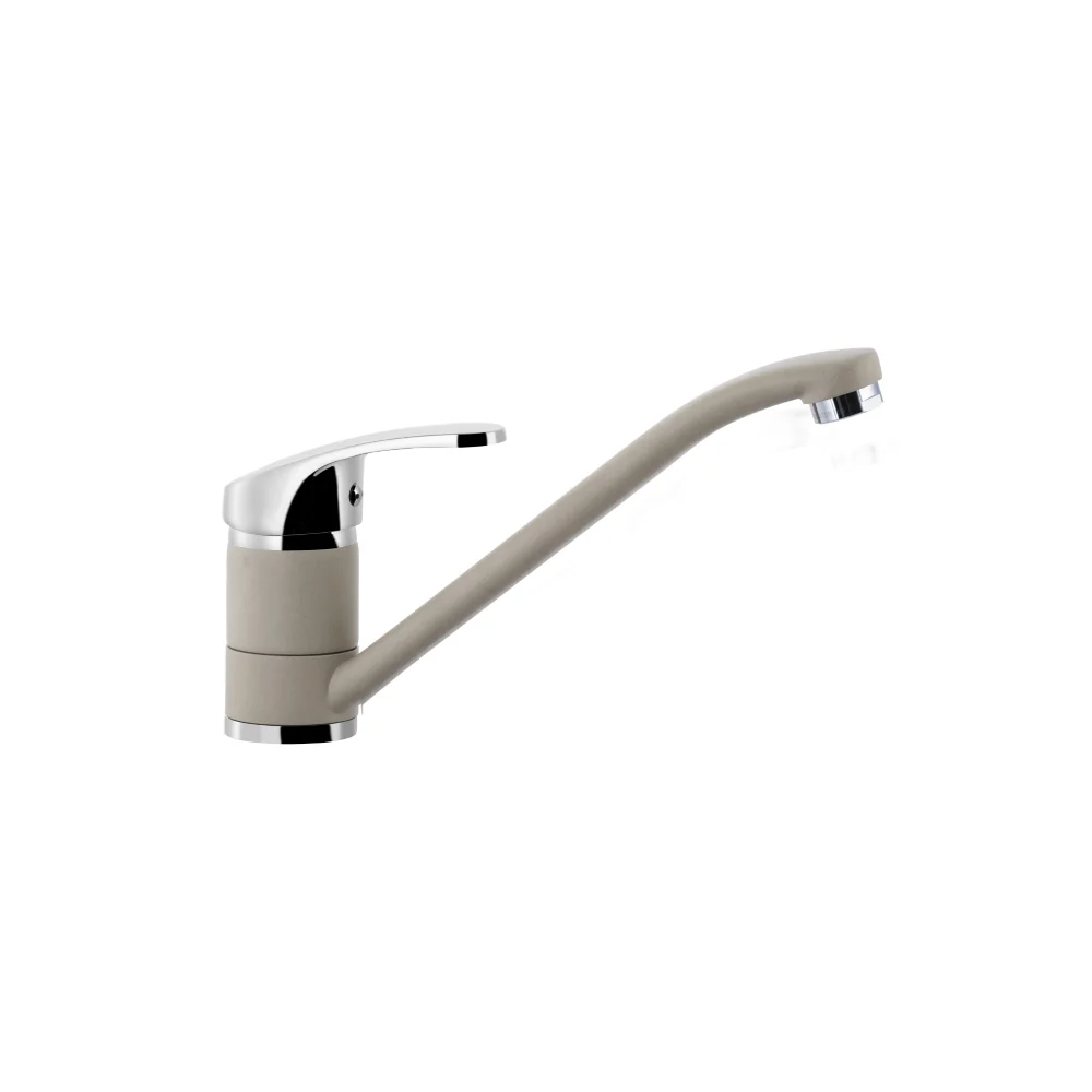 Baterie Bucatarie Celesta Sunday 1010226 Monocomanda Pipa Pivotanta Crem Mat