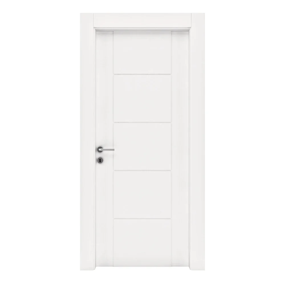 Usa De Interior Din MDF Lacuit Premia 1036 Model L 001 Alba 2010/800 mm