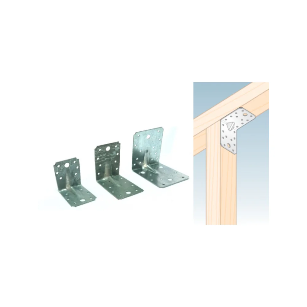 Vinclu De Imbinare Pentru Lemn 90 x 90 Mm Cu Nervura