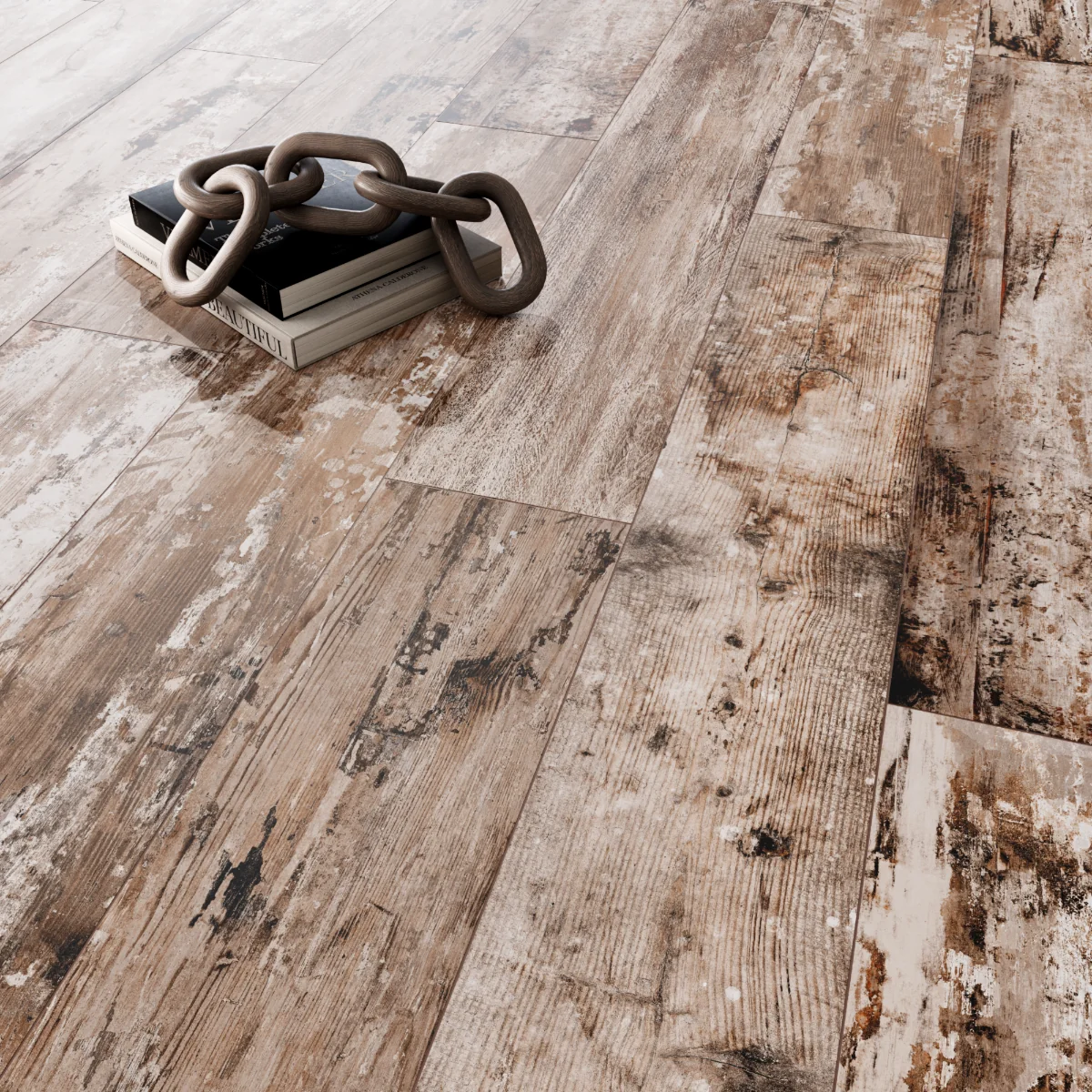 Gresie Tip Parchet Exterior / Interior Woodsman Honey Oak 20 x 120 cm Mata Portelanata