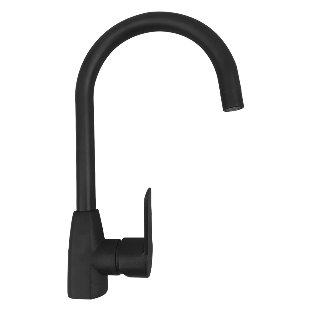 Baterie Bucatarie Celesta Sierra Monocomanda S-Line Negru Mat