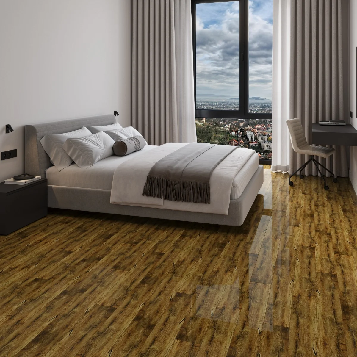 Parchet Laminat Royal/Robust Glossy 12.3 mm - 6062 Sakura Green