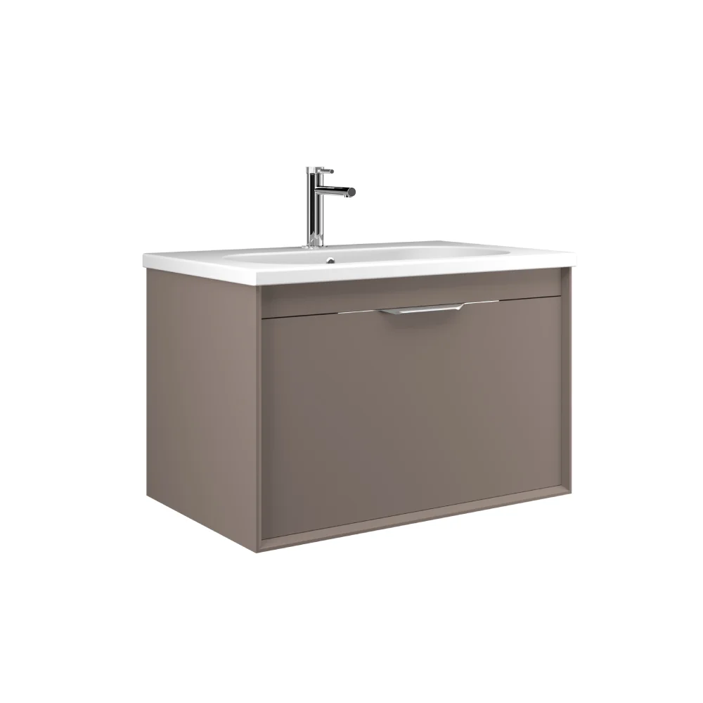 Set Mobilier Baie Orka Clay Suspendat 3 Piese Toprak 100 cm