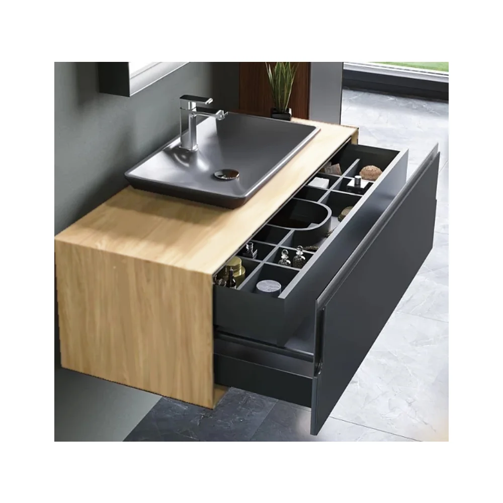 Set Mobilier Baie Orka Craft Suspendat 3 Piese Stejar 100 Cm