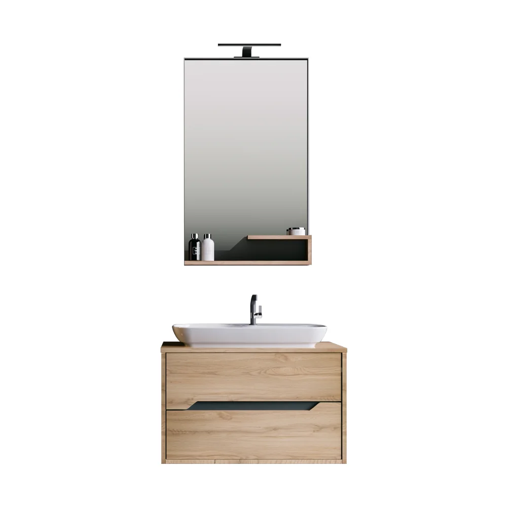 Set Mobilier Baie Orka Galia Suspendat 3 Piese Legnano 100 cm