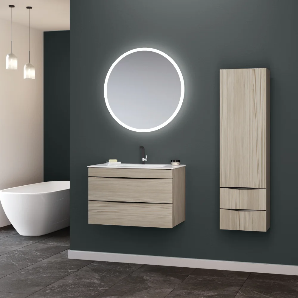 Dulap Baie Suspendat Orka Vento Glasgow 40x138 cm