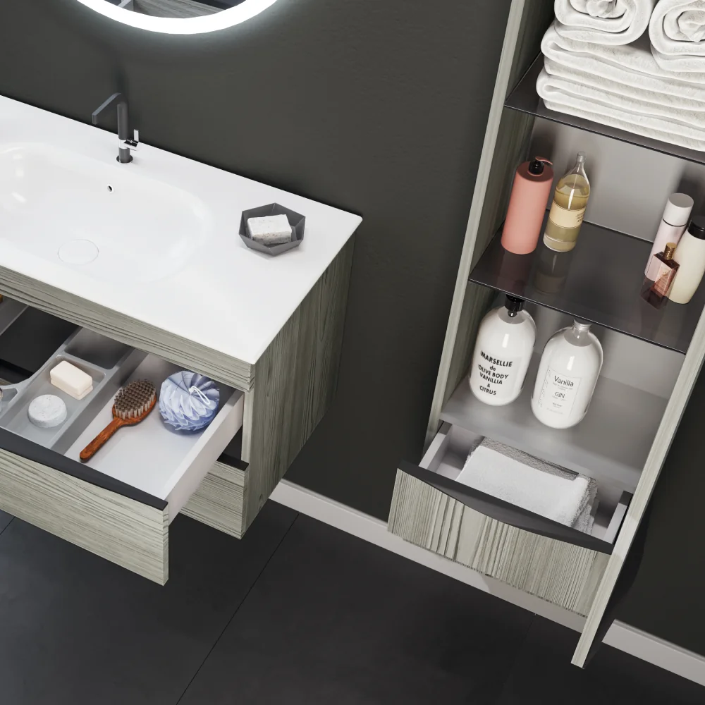 Dulap Baie Suspendat Orka Vento Dublin 40x138 cm