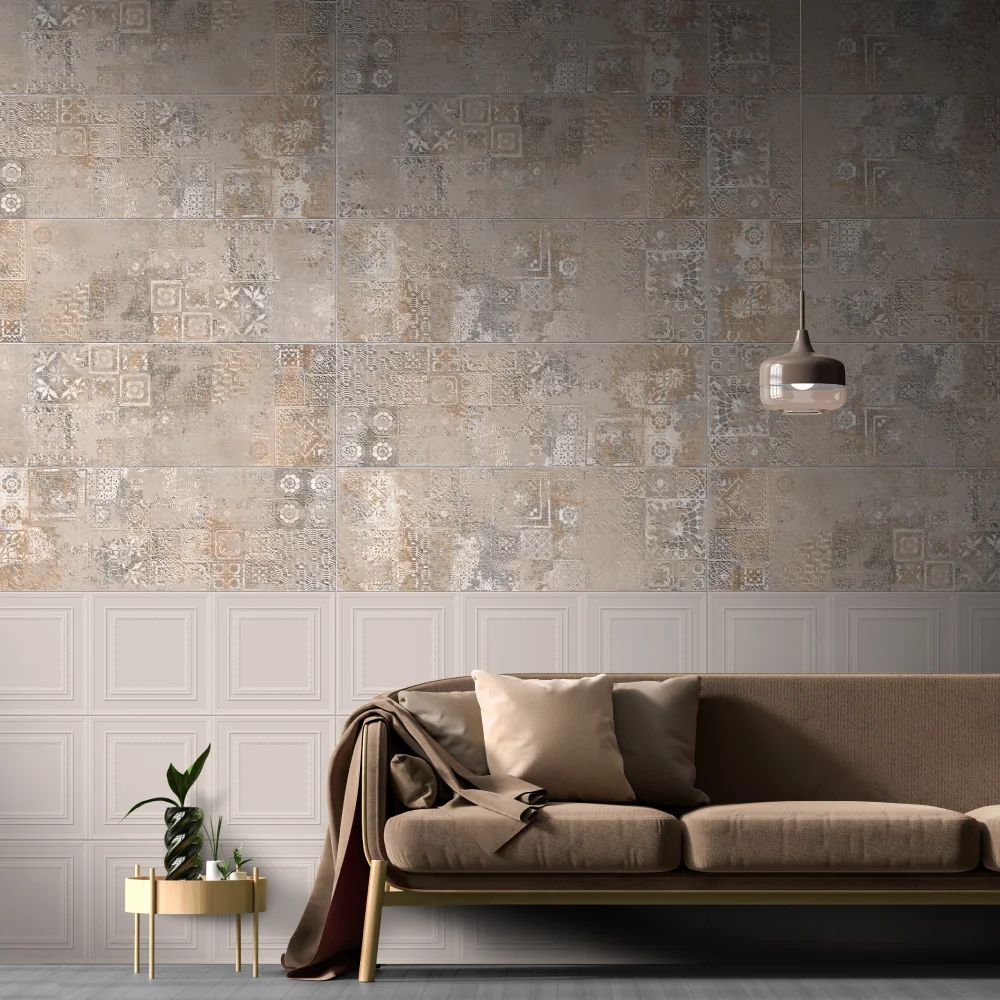 Faianta Rectificata Tria Cream 33 x 99 Mata