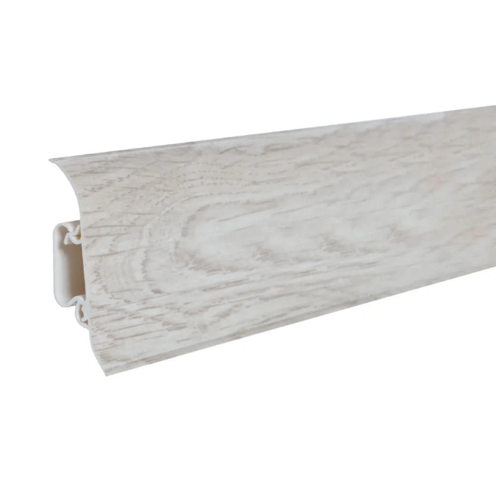 Plinta PVC Parchet Laminat Korner LP55 2500 x 60 x 22 mm Nuc Gri