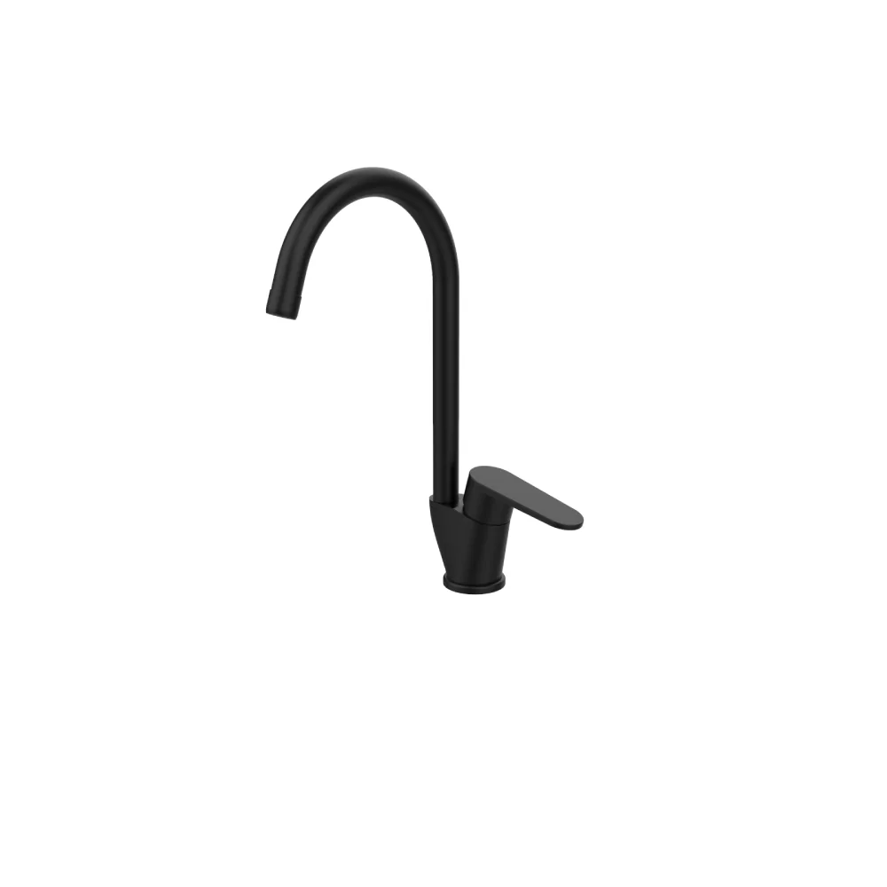 Baterie Bucatarie Boet Luca 14657/N Monocomanda Negru Mat