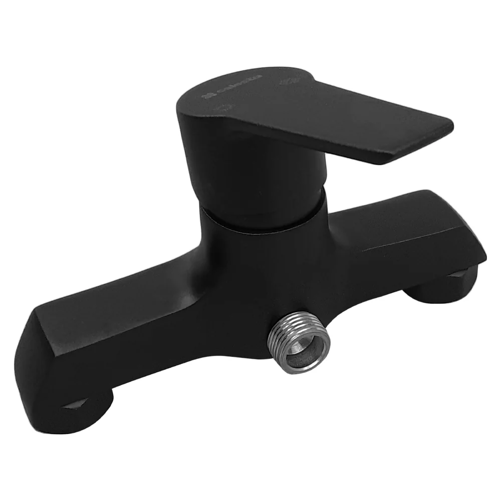 Baterie Duș Celesta Sierra Monocomandă Montaj Pe Perete Negru Mat