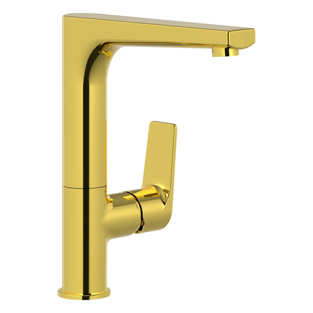 Baterie Bucatarie Celesta Aria Monocomanda Auriu