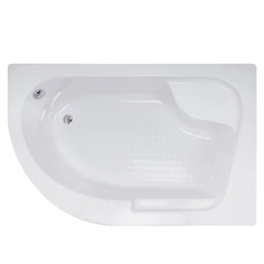 Cada Baie Pe Colt Celesta Antares Asimetrica Cu Masca Si Suport Acril 150 x 100 cm Dreapta