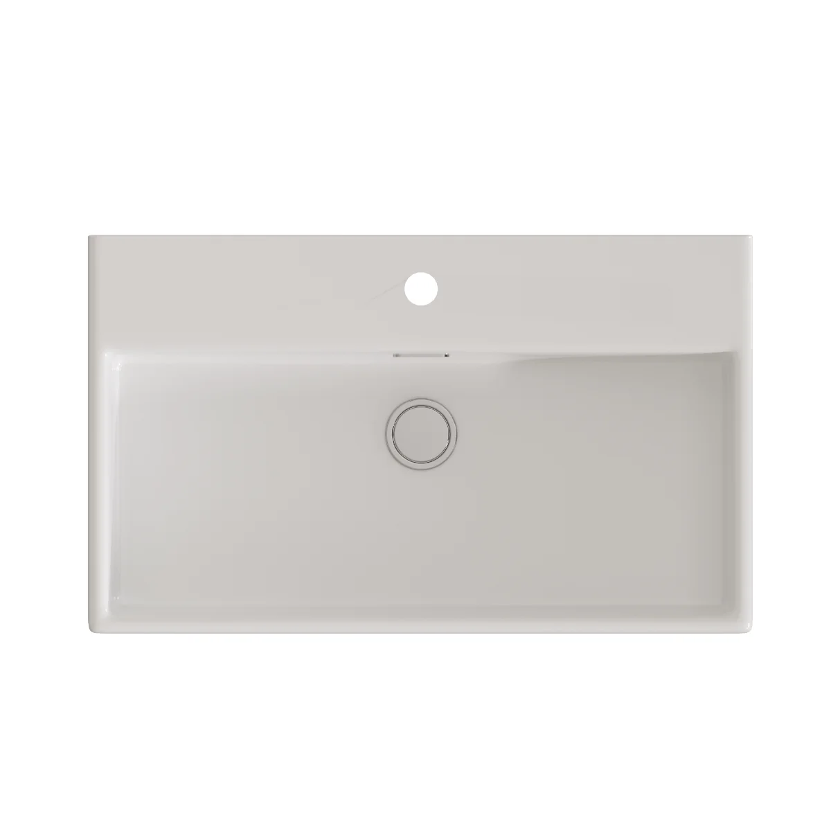 Lavoar Baie Pe Blat Celesta Urban 70 70 x 41 x 14 cm Orificiu Baterie Ceramica Alb